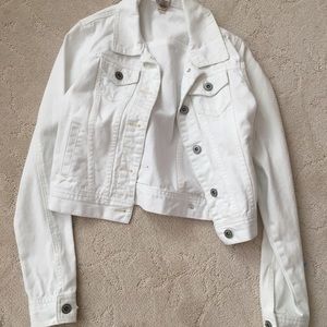 White denim jacket